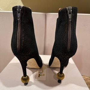 SJP- Bronze booties